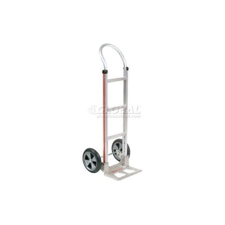 Global Equipment Magliner Aluminum Hand Truck Curved Handle Balloon Wheels 334532